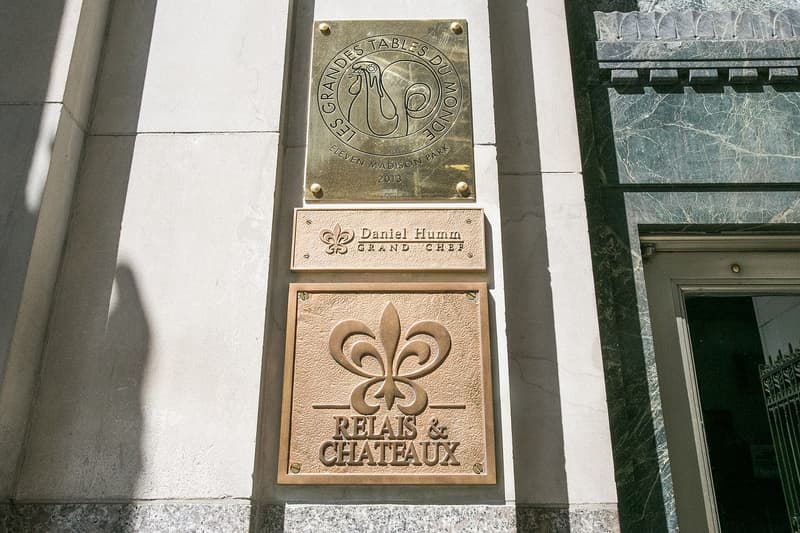 Daniel Humm Grand Chef plaque at Eleven Madison Park, New York (2013)