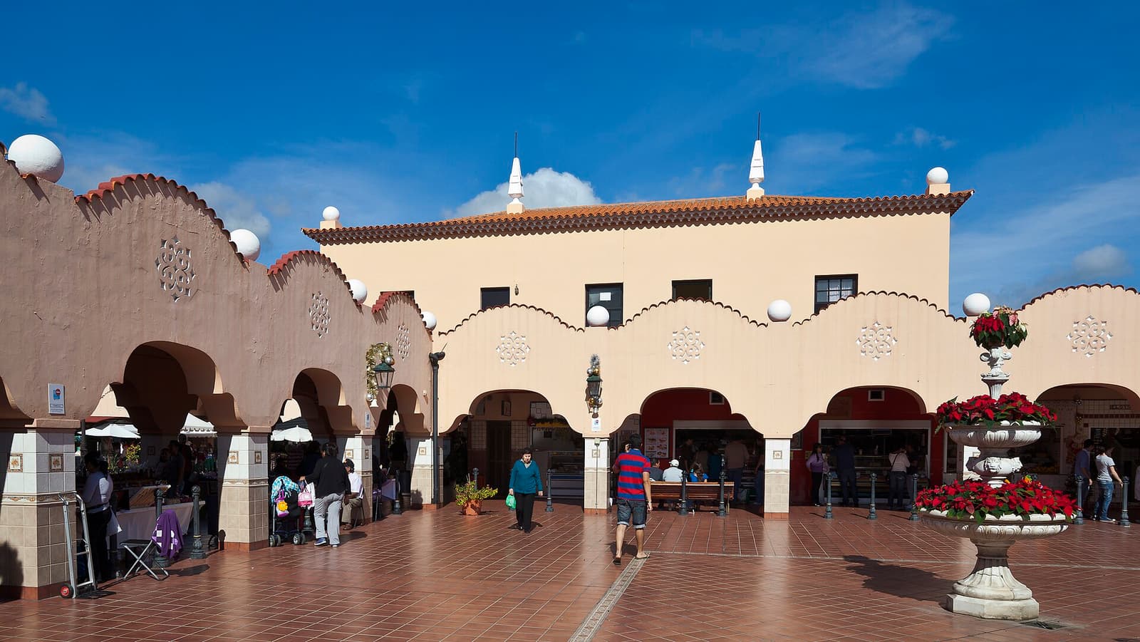 Arcaded courtyard of the Mercado de Nuestra Señora de África in Santa Cruz de Tenerife